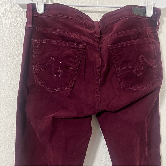 Adriano Goldschmidt Women’s 28R The Legging Super Skinny Corduroy Pants Plum EUC - Picture 5 of 11
